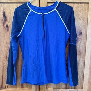 L.L.Bean Women's ReNew Long Sleeve Rash Guard Swim Shirt